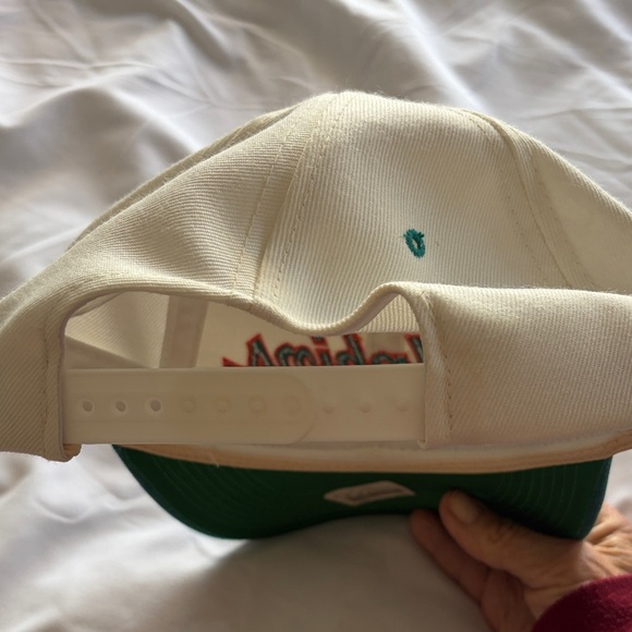 Miami Dolphins VINTAGE Cap with Green Brim - Picture 3 of 5